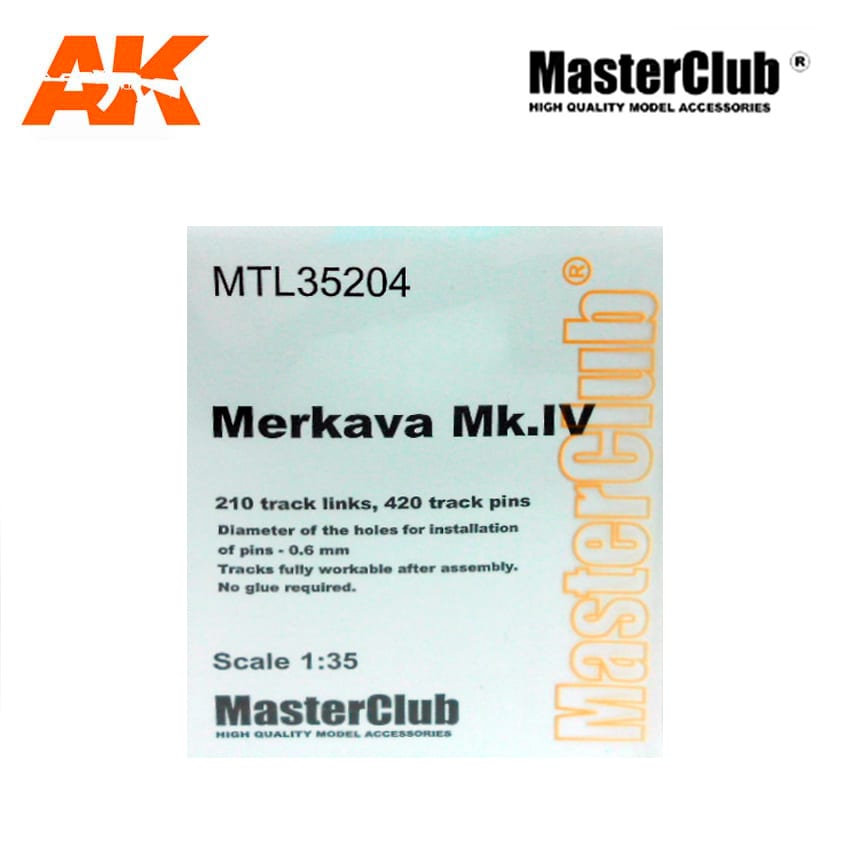 MTL-35204 - (1/35) Tracks for Merkava Mk.IV
