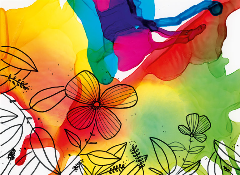 Marabu Alcohol Ink Set - Flower