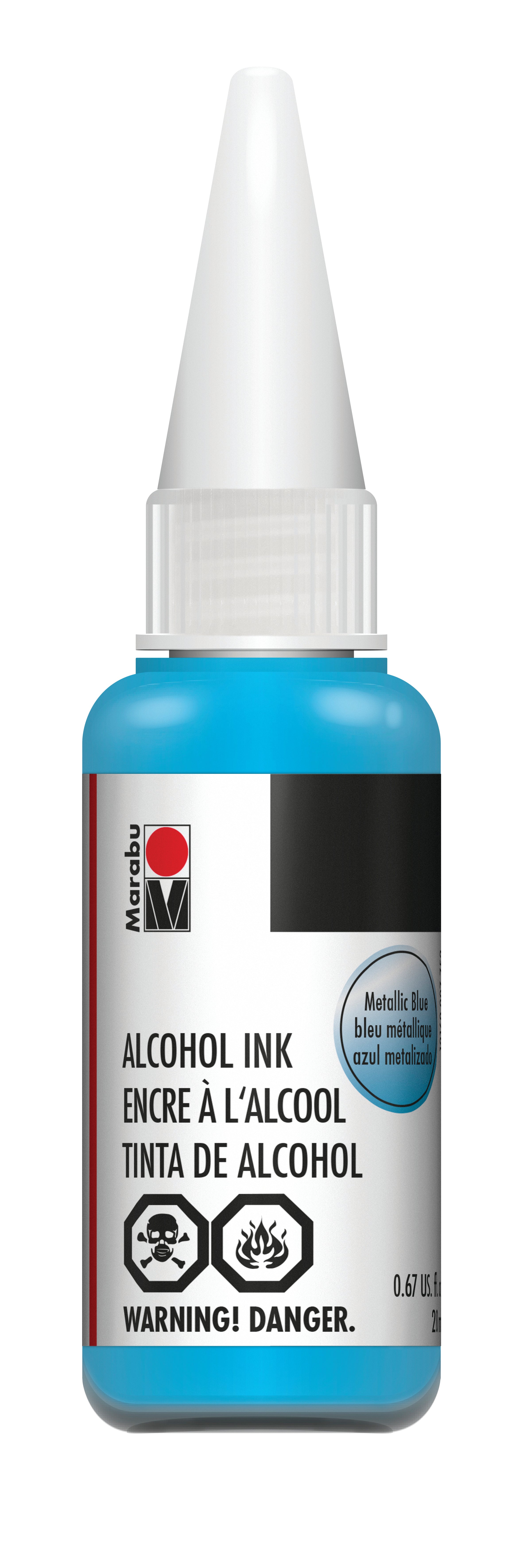 Marabu Alcohol Ink 20 ml - METALLIC BLUE