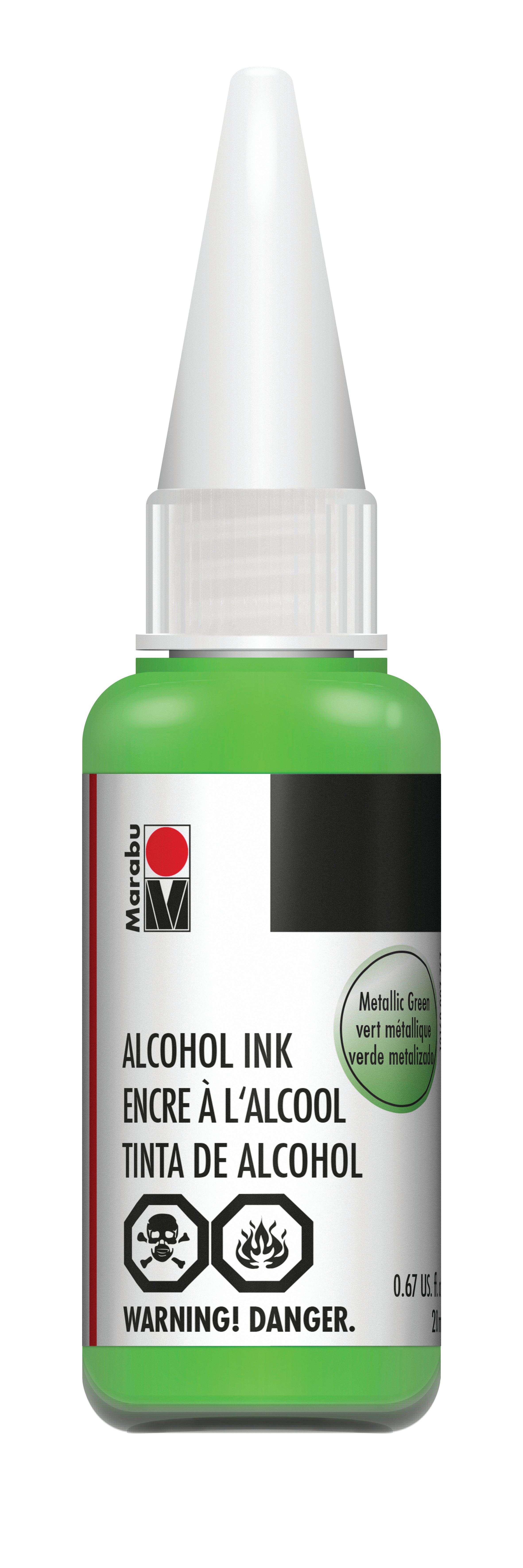Marabu Alcohol Ink 20 ml - METALLIC GREEN