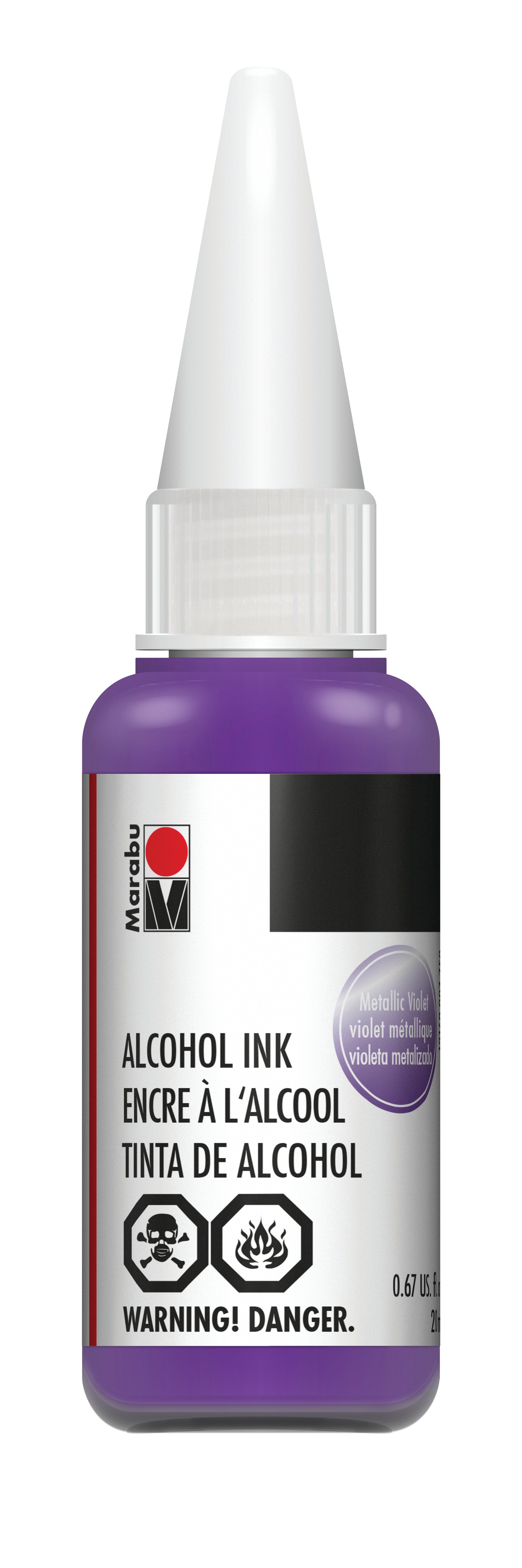 Marabu Alcohol Ink 20 ml - METALLIC VIOLET