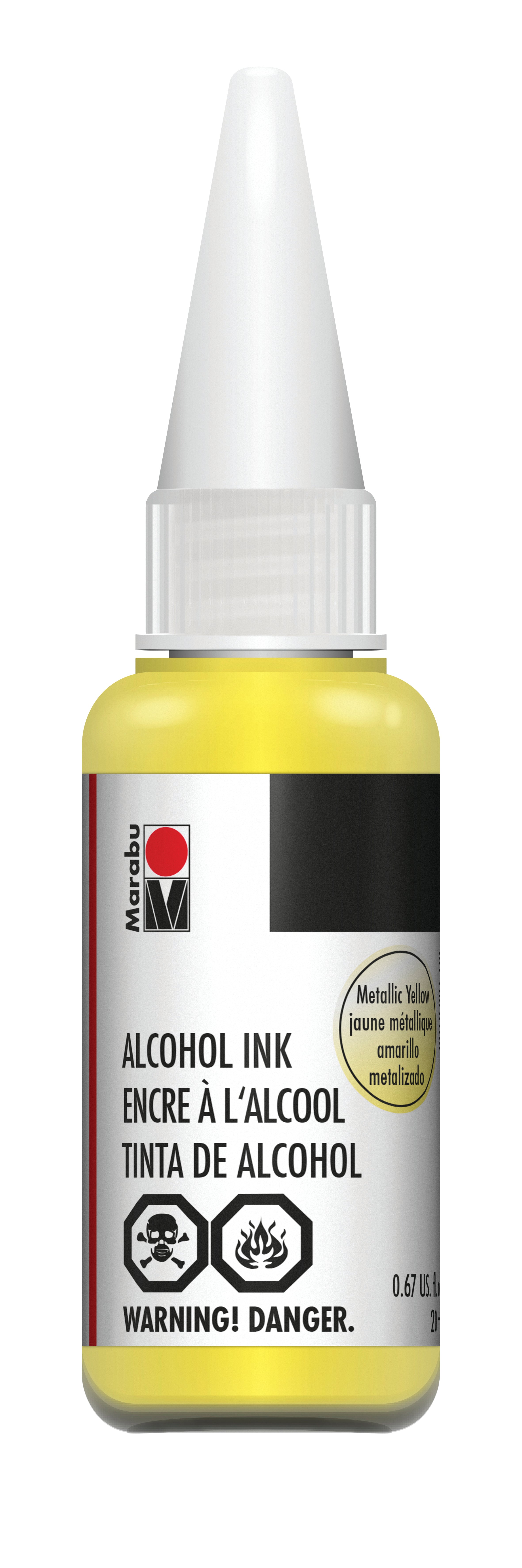 Marabu Alcohol Ink 20 ml - METALLIC YELLOW