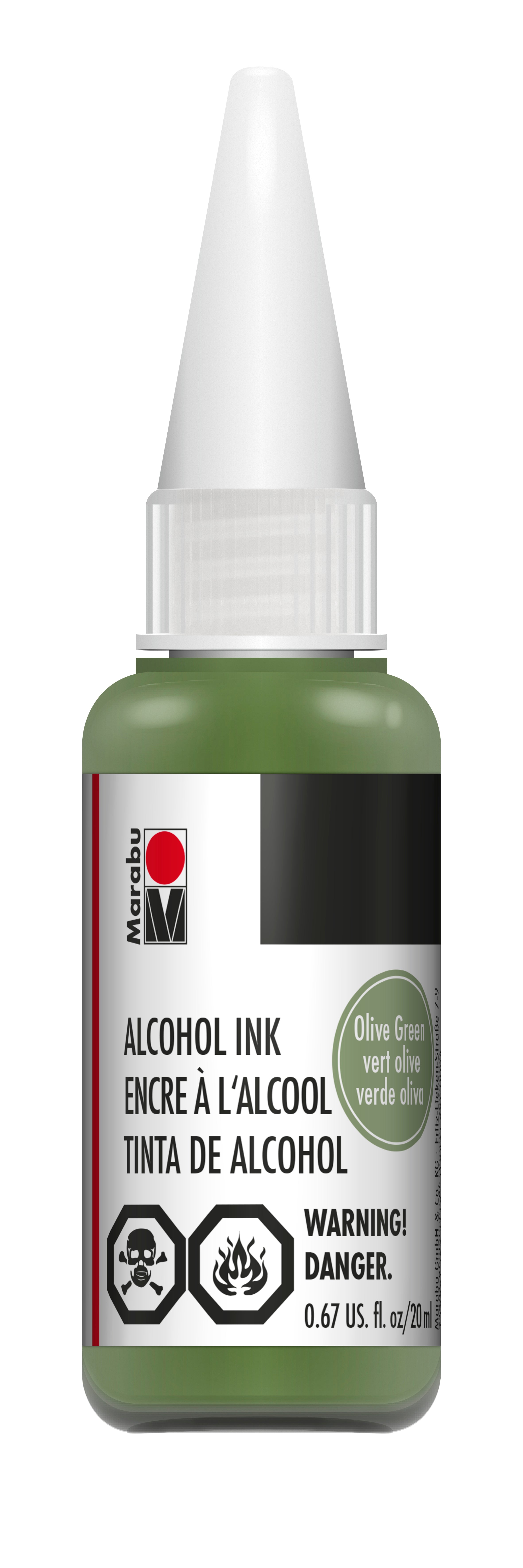 Marabu Alcohol Ink 20 ml - OLIVE GREEN