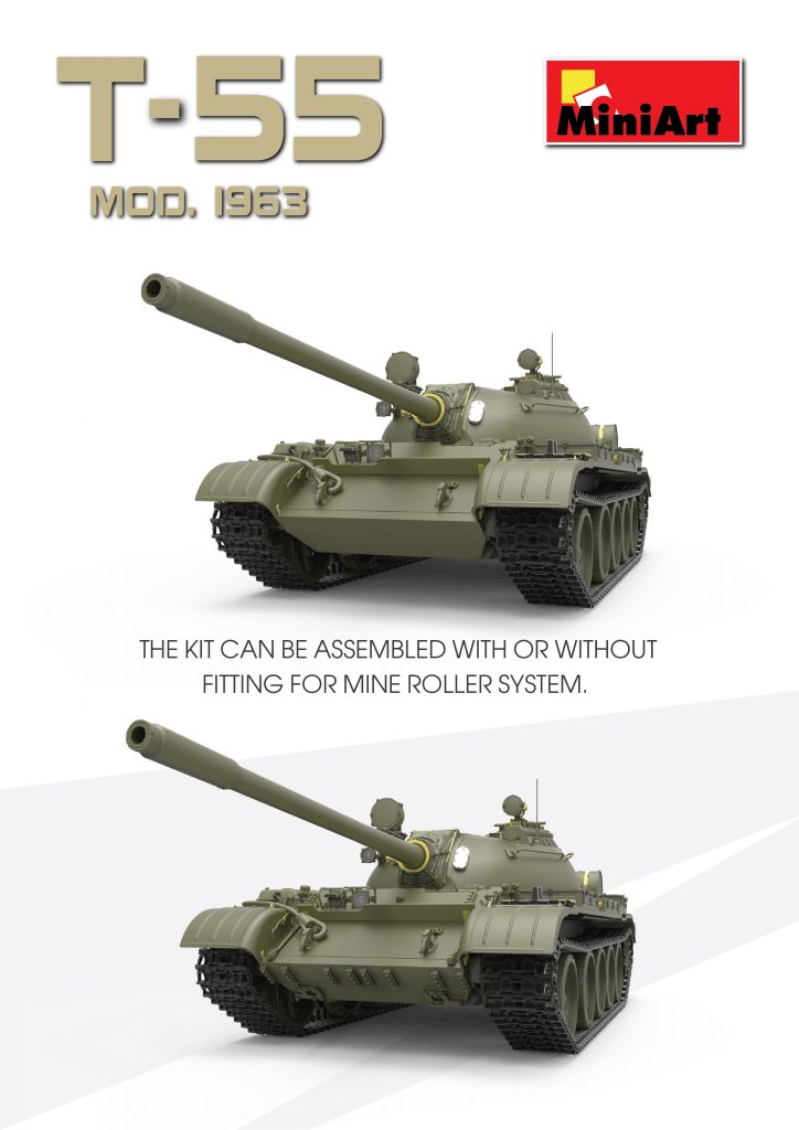 MINA37027 - Miniart - 1/35 T-55 Soviet Medium Tank