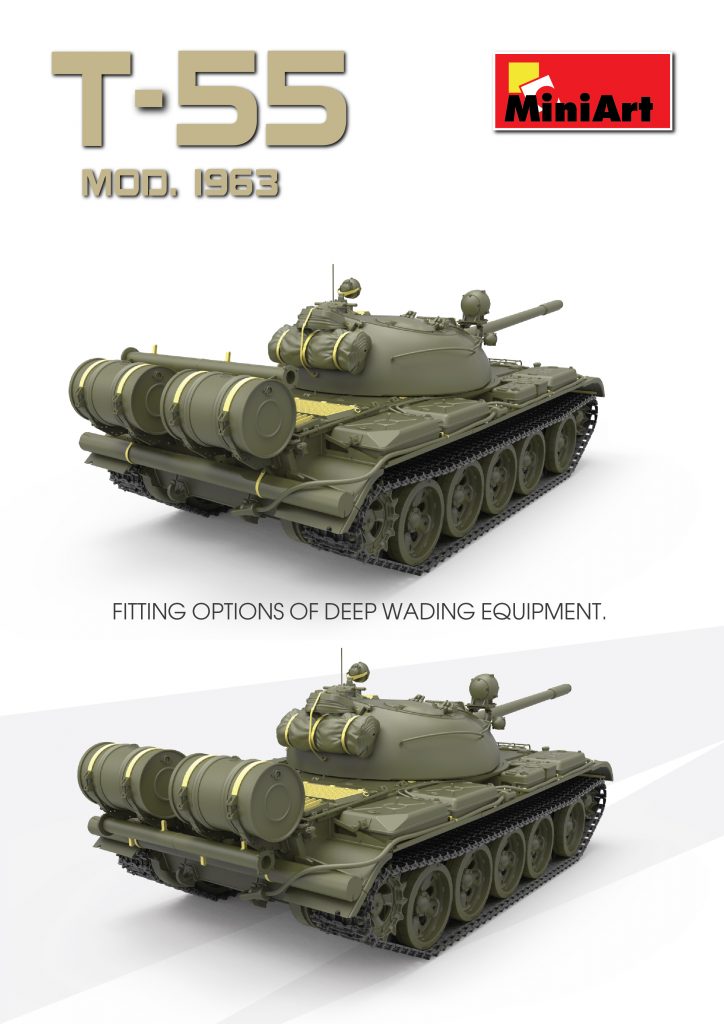 MINA37027 - Miniart - 1/35 T-55 Soviet Medium Tank
