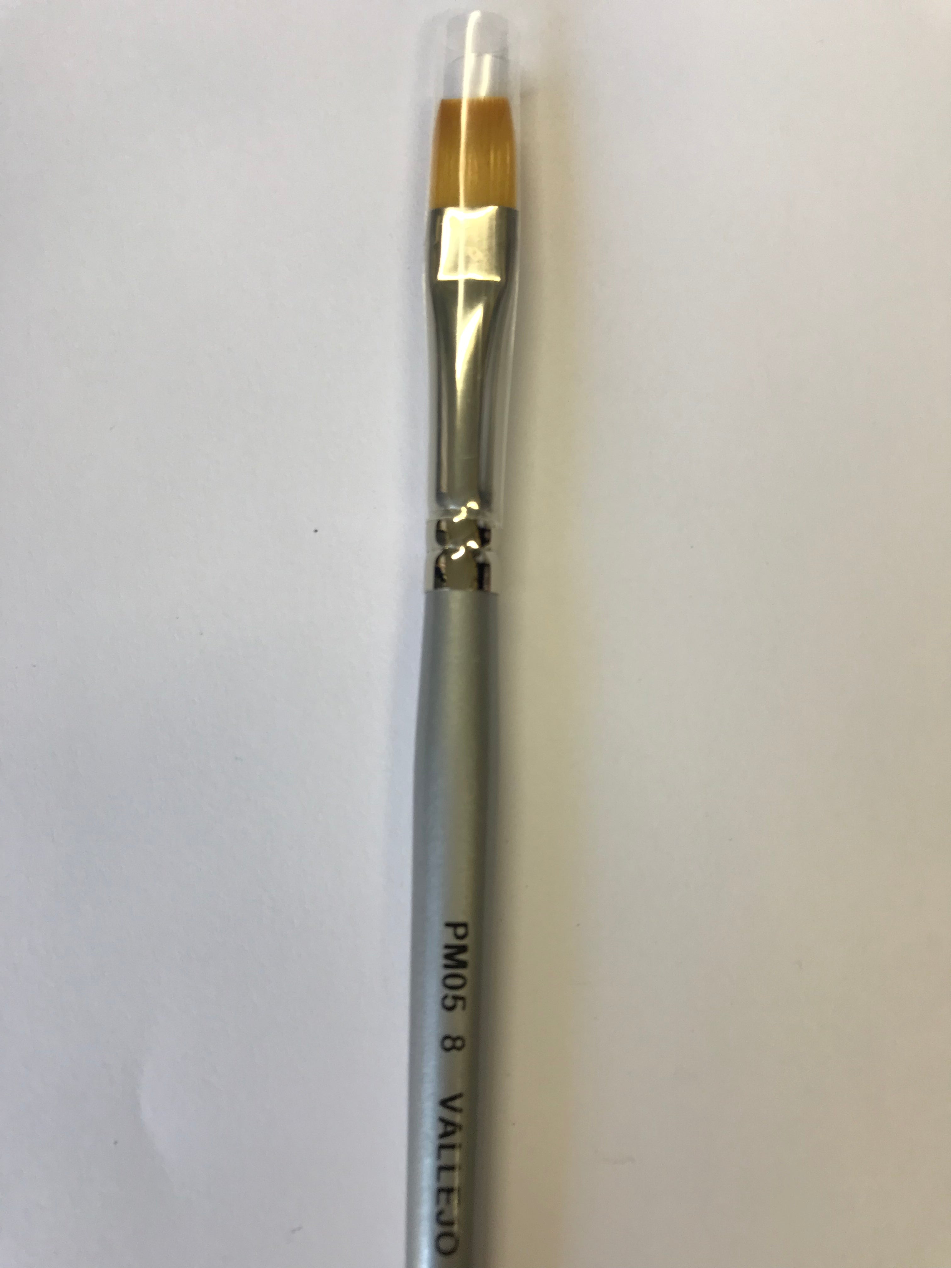 PM05008 FLAT RECTANGULAR BRUSH NO. 8 - Vallejo Paint Master