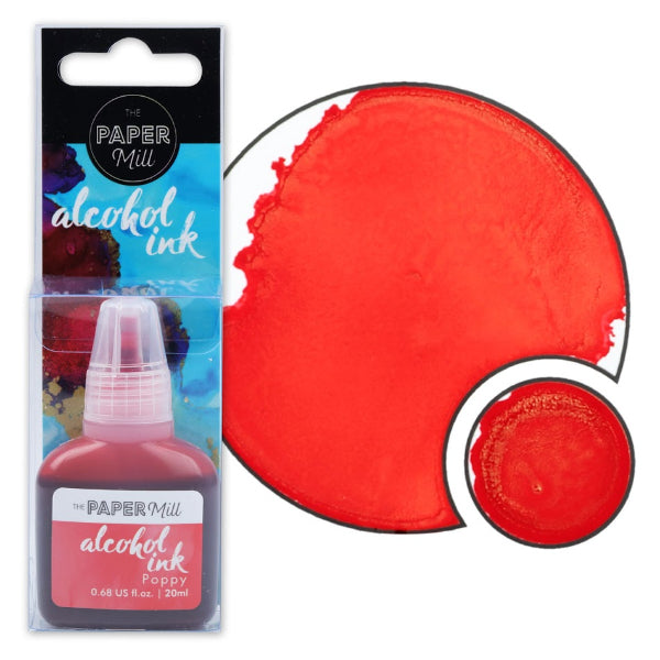 Paper Mill Alcohol Ink 20ml Poppy
