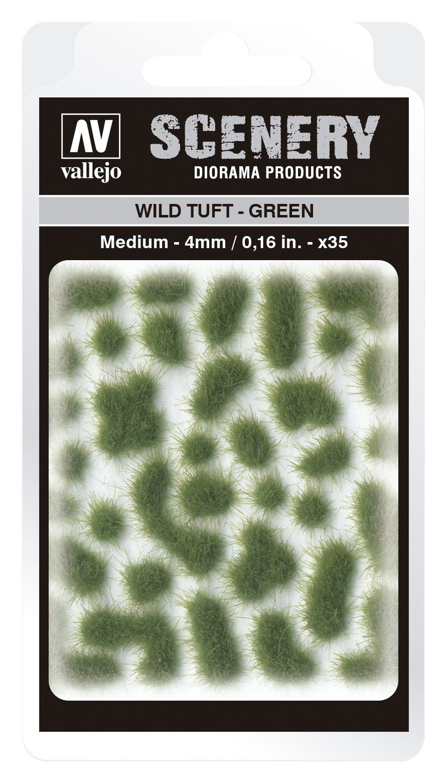 SC406 - Wild Tuft - Green - 4 mm