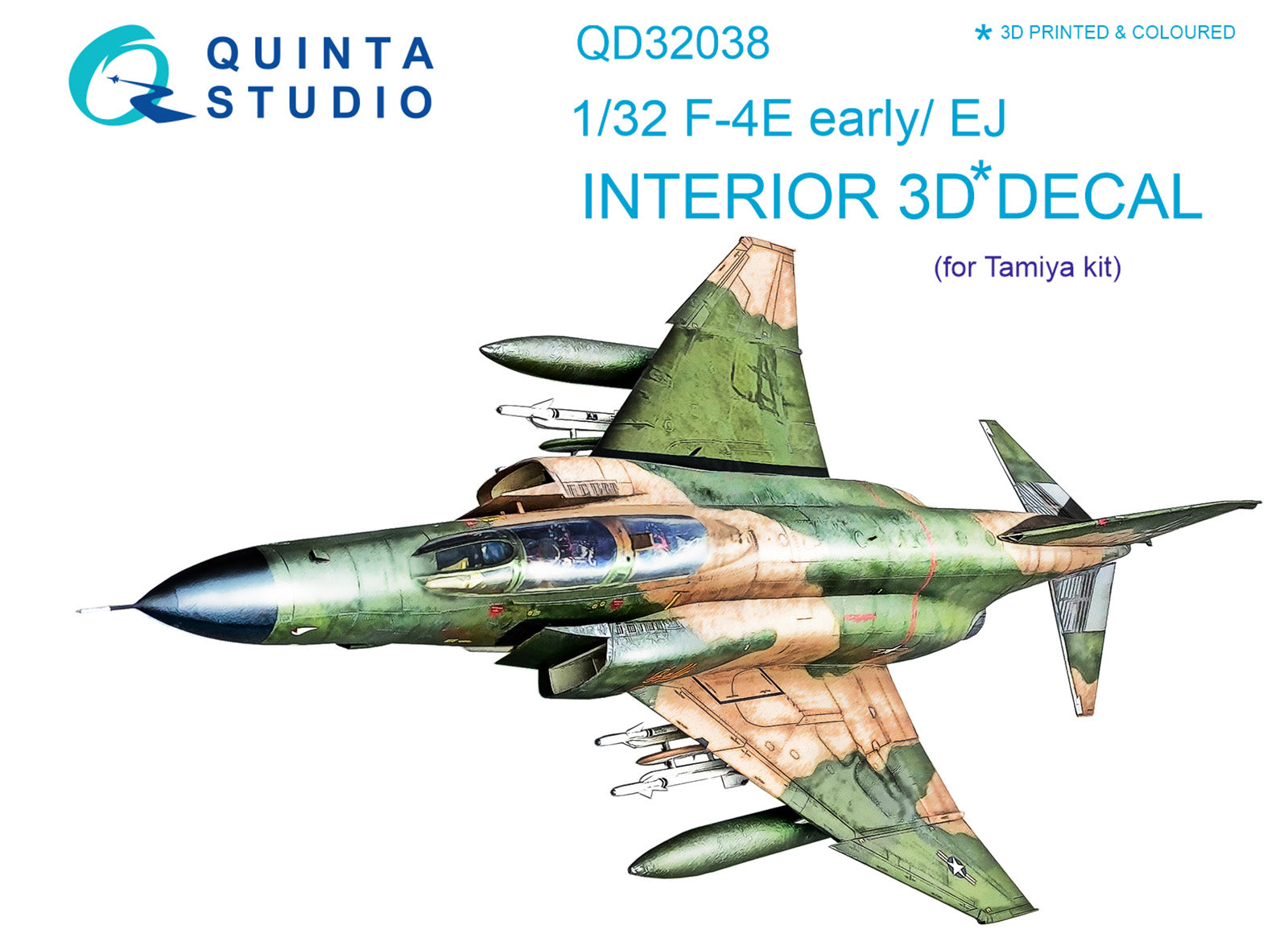 Quinta Studio - 1/32 F-4E early/F-4EJ QD32038 for Tamiya kit