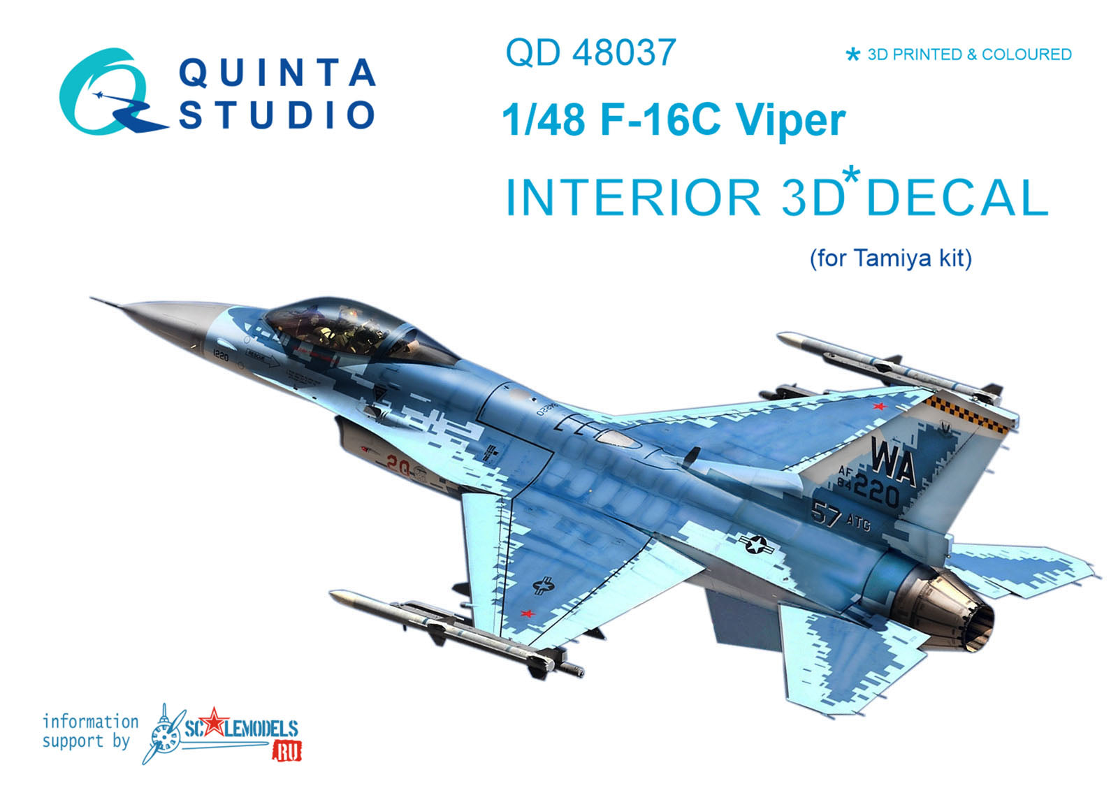 Quinta Studio - 1/48 F-16C - QD48037 for Tamiya kit