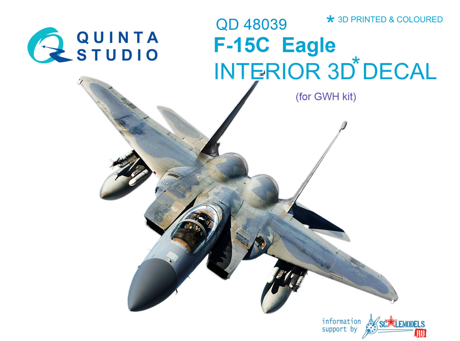Quinta Studio - 1/48 F-15C - QD48039 for GWH kit