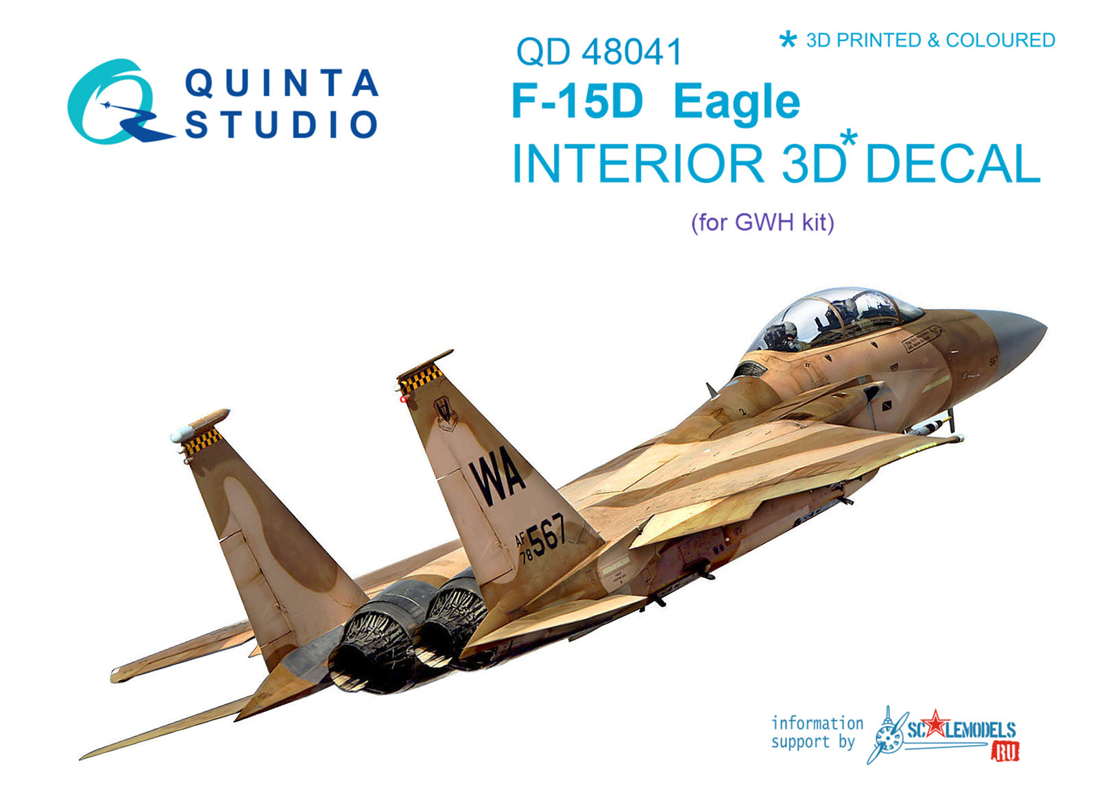 Quinta Studio - 1/48 F-15D - QD48041 for GWH kit