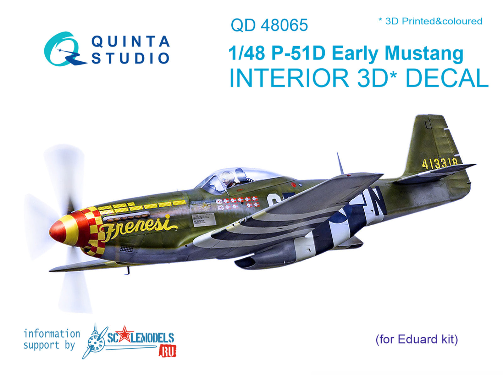 Quinta Studio - 1/48 P-51D (Early) QD48065 for Eduard kit