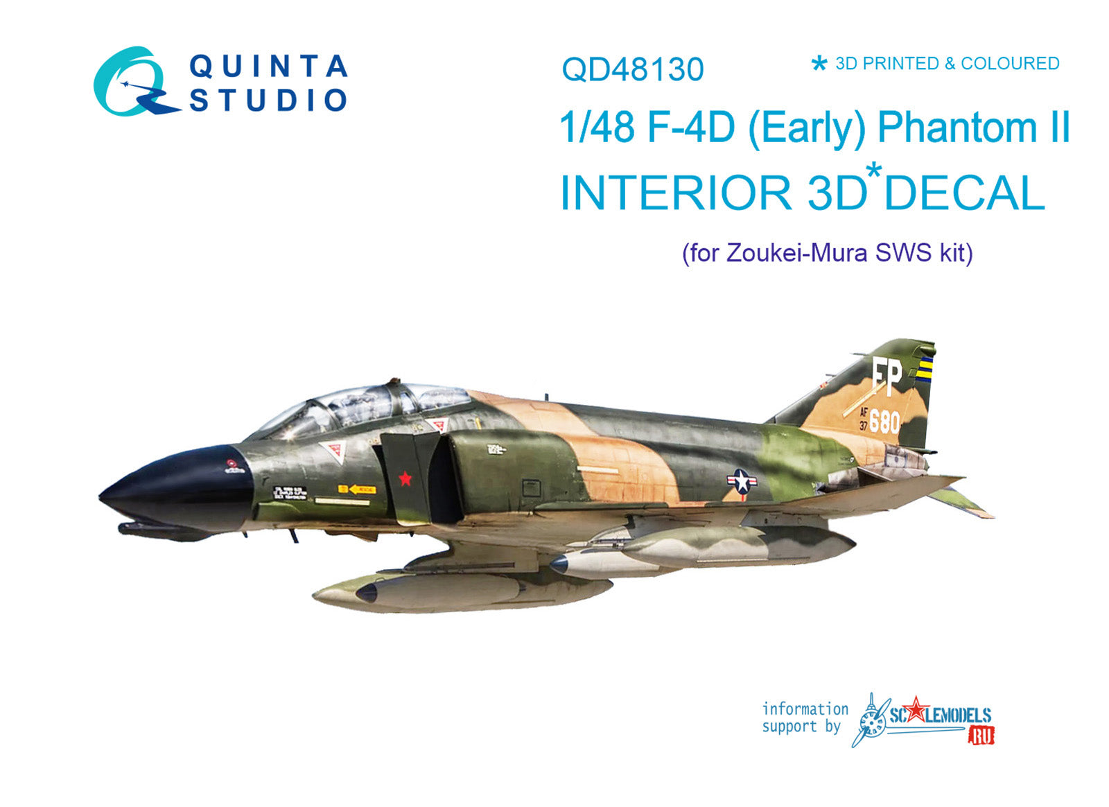 Quinta Studio - 1/48  F4D (early) - QD48130 for Zoueki-Mura kit