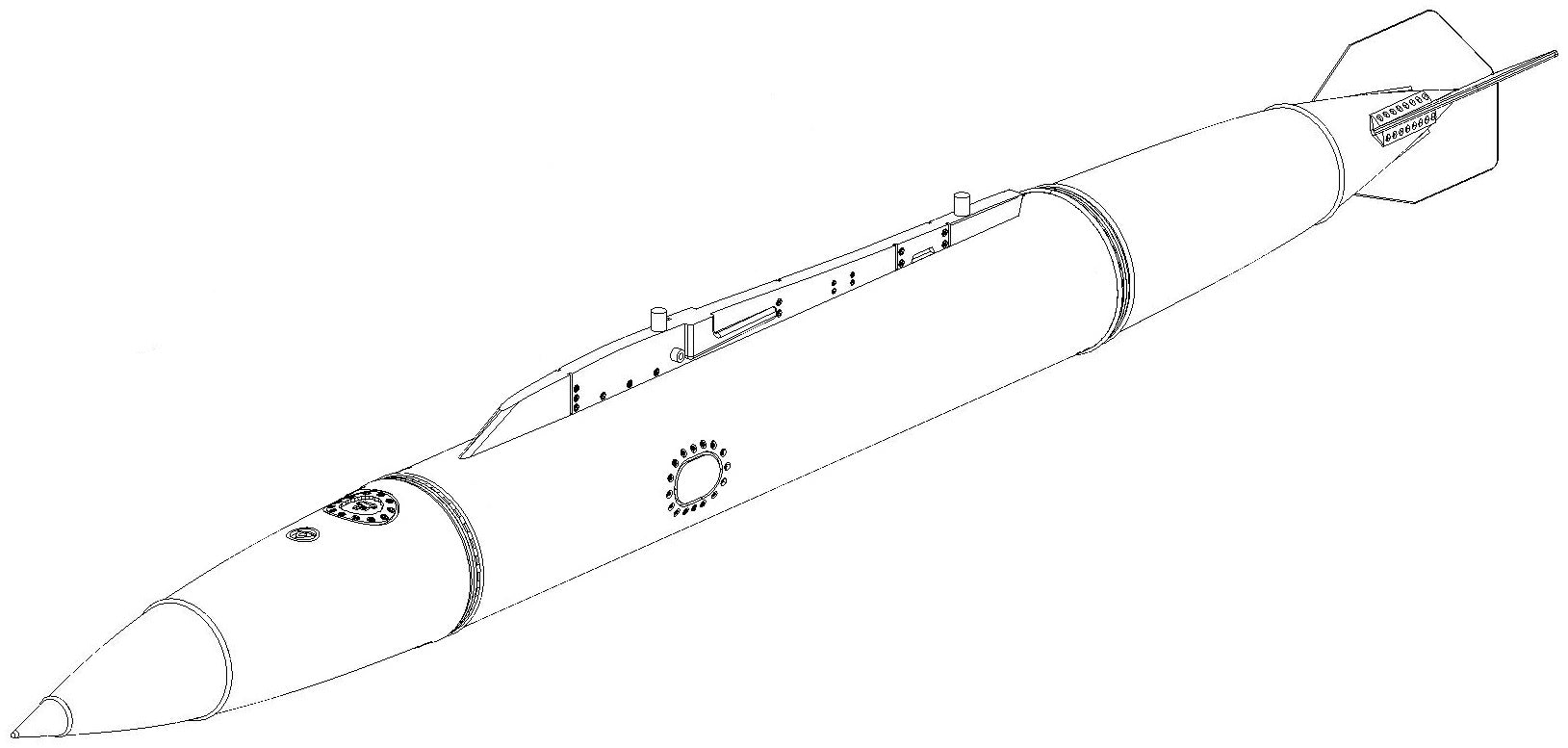 AD48007E - RP18R 110G Supersonic Wing Tanks (Set of 2 for the Eduard Mirage IIIC Kit) 1/48