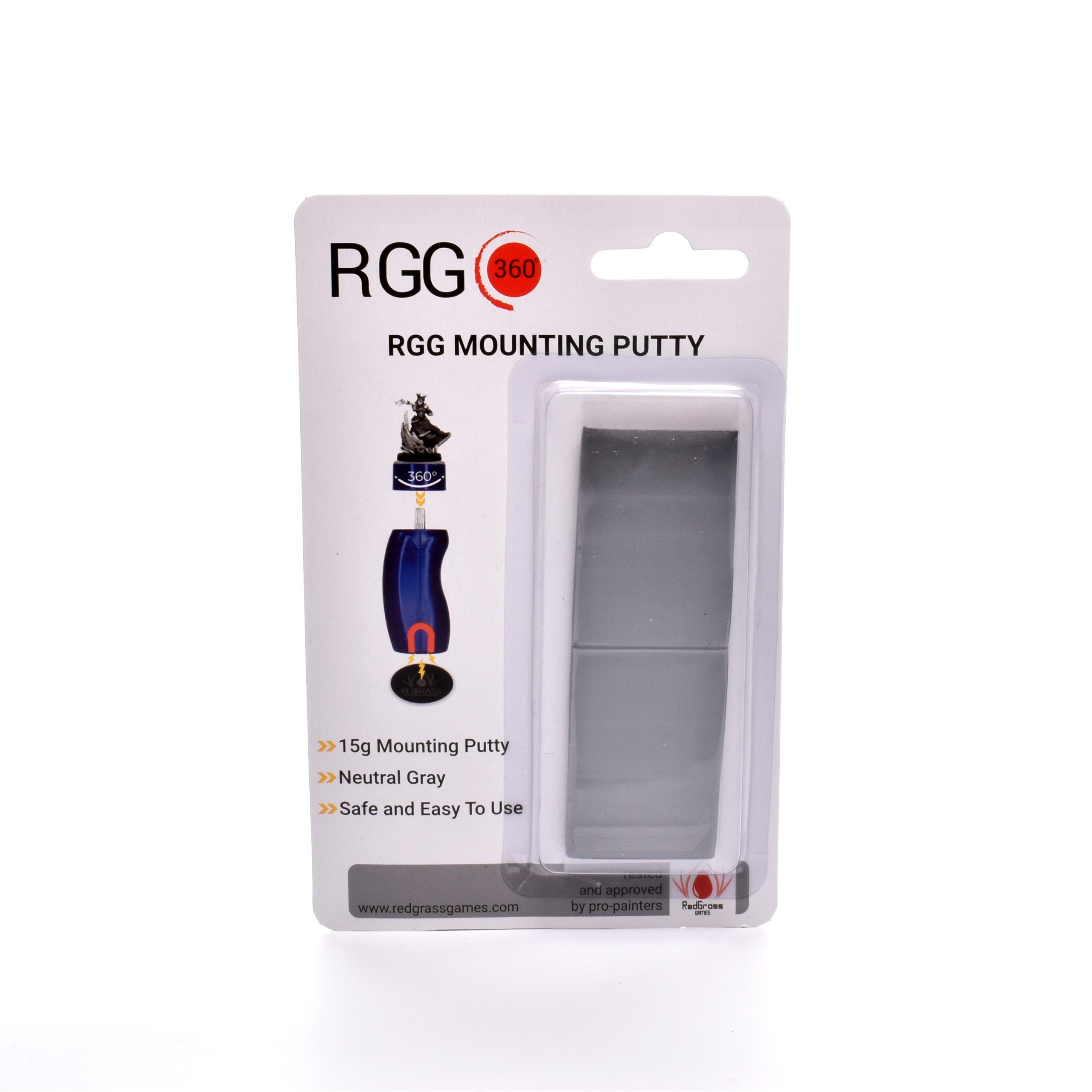 REDGRASS GAMES - Mounting Putty for RGG360 (15g) - Neutral Grey