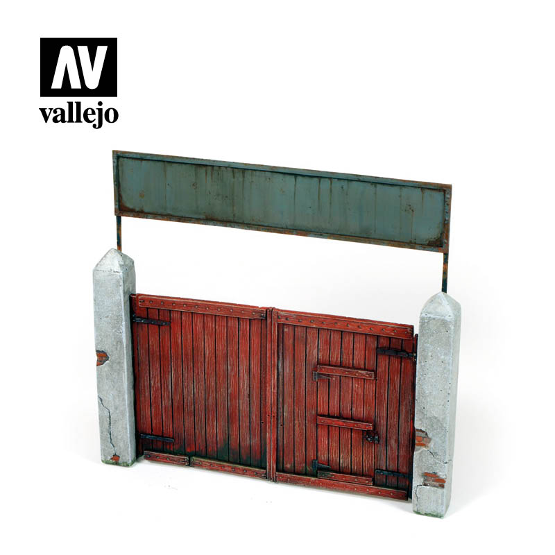 SC006 - Village Gate 15 x 15 cm - Vallejo Scenics