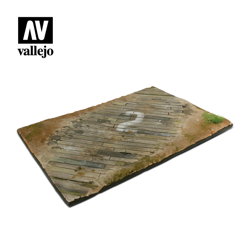 SC102 Wooden Airfield Surface 31 x 21 - Diorama Effects