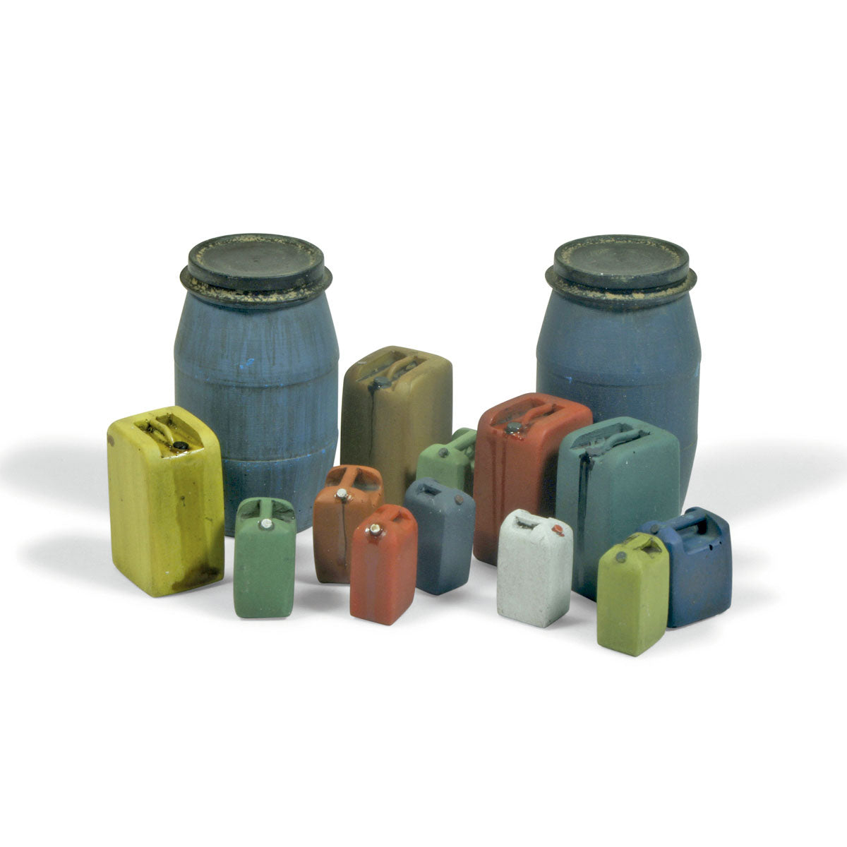 SC211 - Assorted Modern Plastic Drums 2 - Size 1:35 Scale - Vallejo Scenics