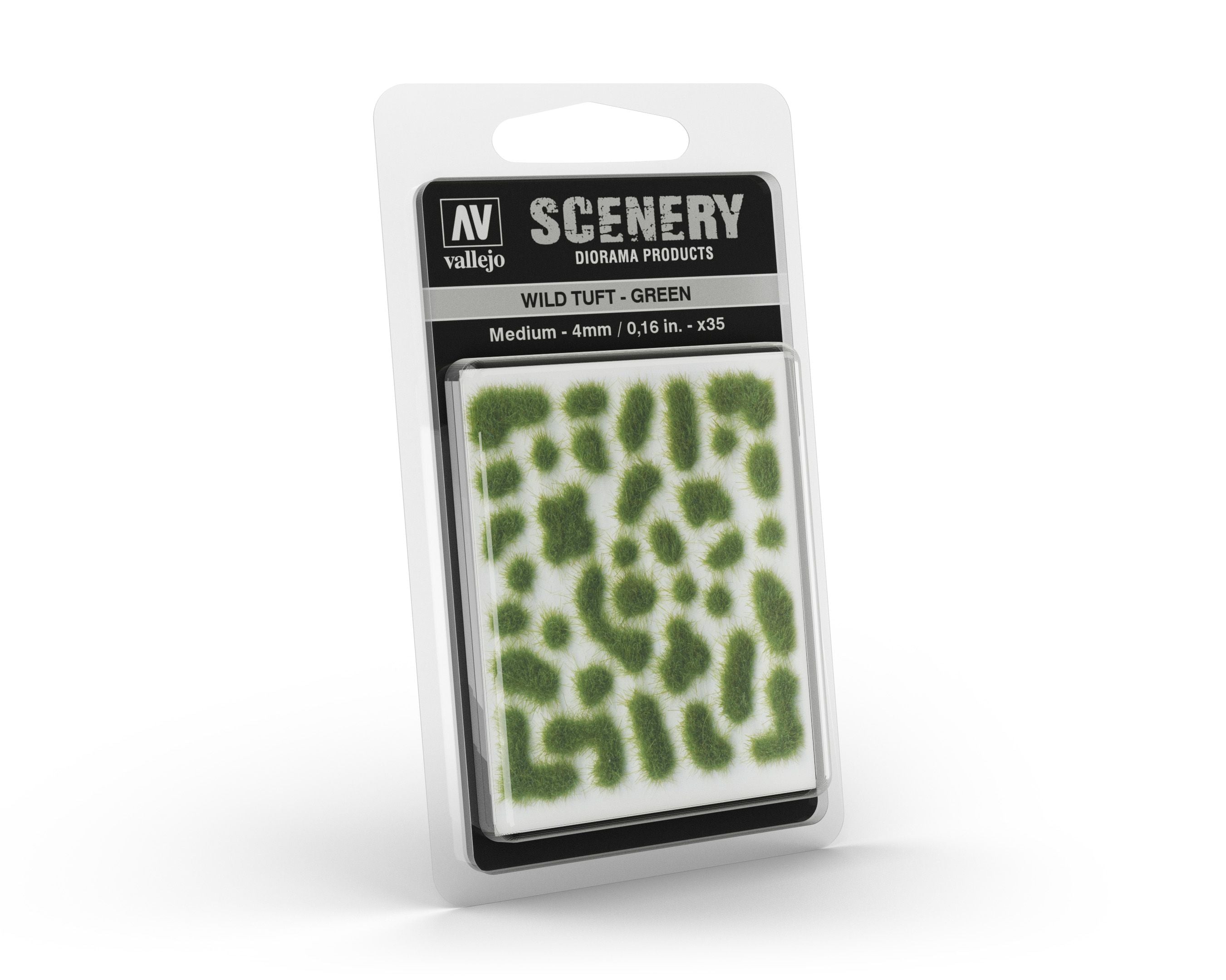 SC406 - Wild Tuft - Green - 4 mm