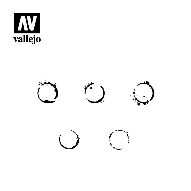 ST-AFV002 - Vallejo Hobby Stencils - Brands Oil Drums - SCALE 1/35