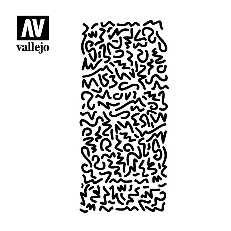 ST-CAM001 - Vallejo Hobby Stencils - German Camouflage No. 1 - SCALE 1/32