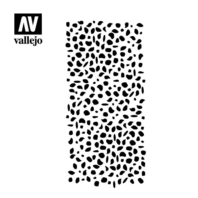 ST-CAM002 - Vallejo Hobby Stencils - German Camouflage No. 2 - SCALE 1/32