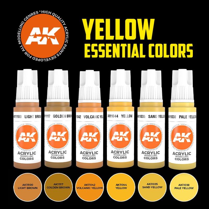 AK11615 -  Yellow Uniform Colours 3G