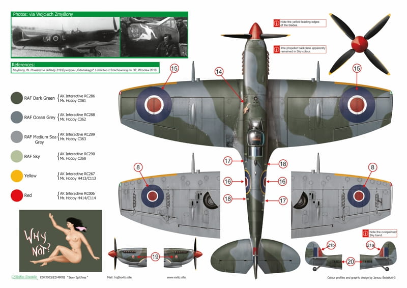ED48003 - Sexy Spitfire -  1:48