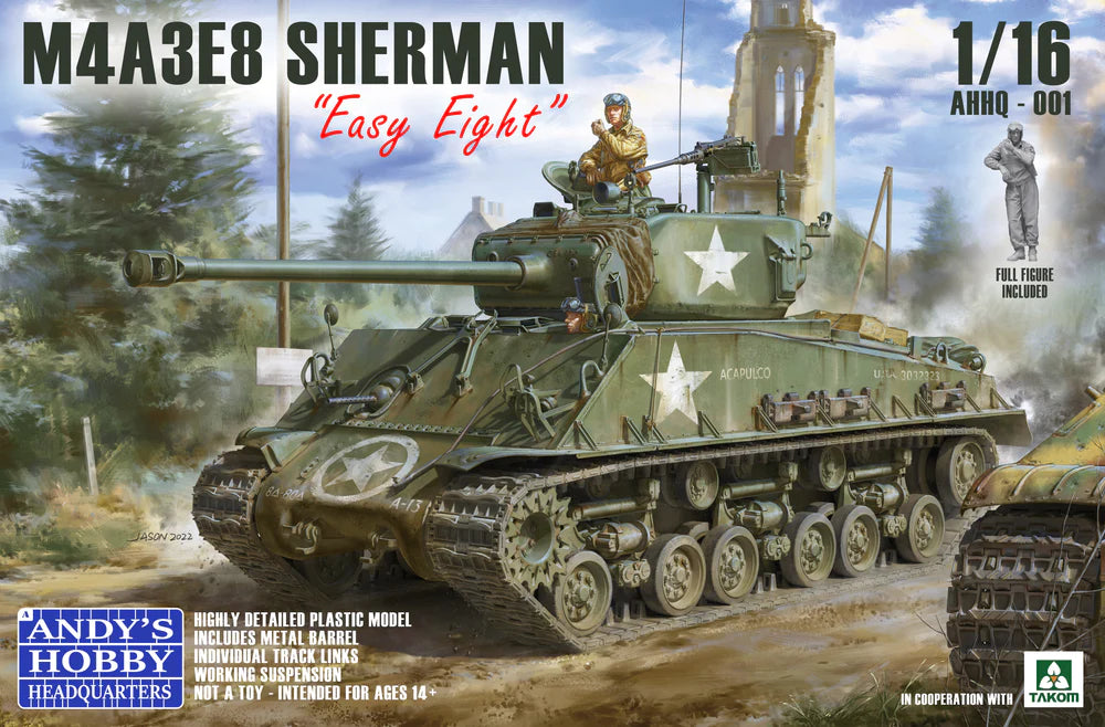 Andy's HHQ - 1/16 M43E8 Sherman "Easy Eight" AHHQ-001