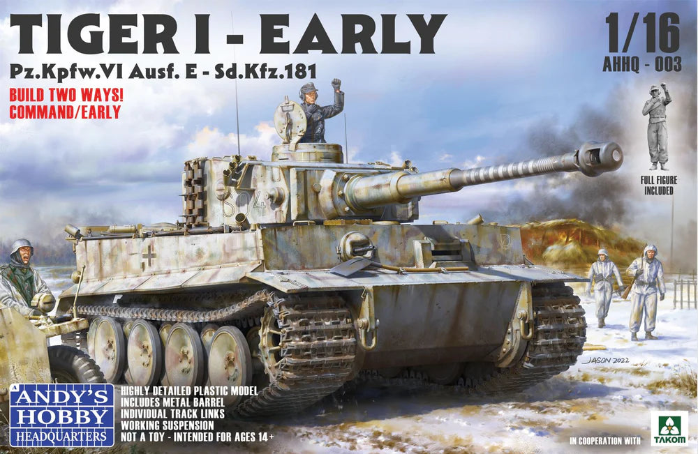 Andy's Hobby Headquarters AHHQ 003 1/16 Tiger I Early Production