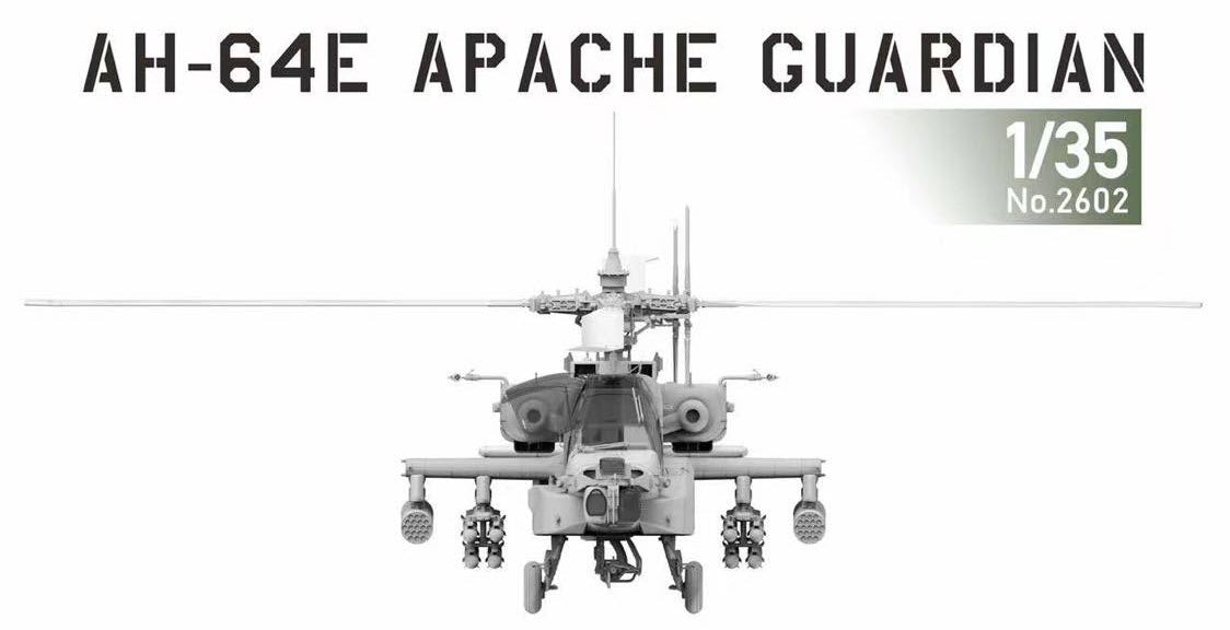 TAK2602 - Takom 1/35 AH-64E Apache Guardian Attack Helicopter