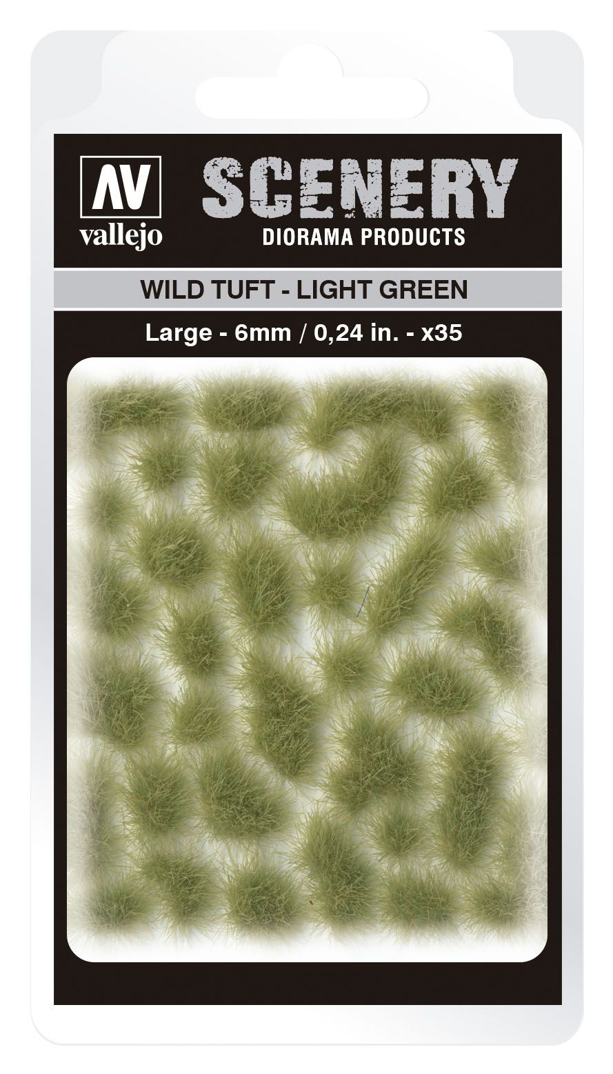 SC417 - Wild Tuft - Light Green - 6 mm