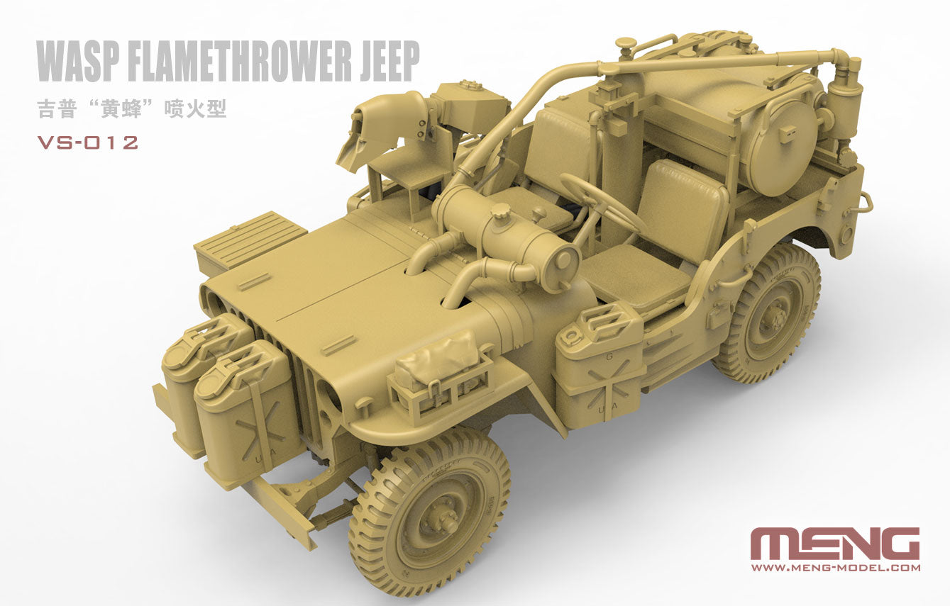 VS-012 - Meng 1/35 US Army WASP Flamethrower Jeep