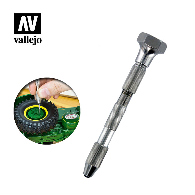 T09001 - Pin Vice - Double Ended, Swivel top - Vallejo Tools
