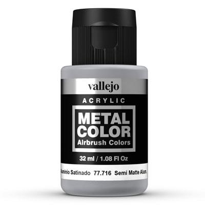 77.716 Semi Matte Aluminium - Vallejo Metal Color