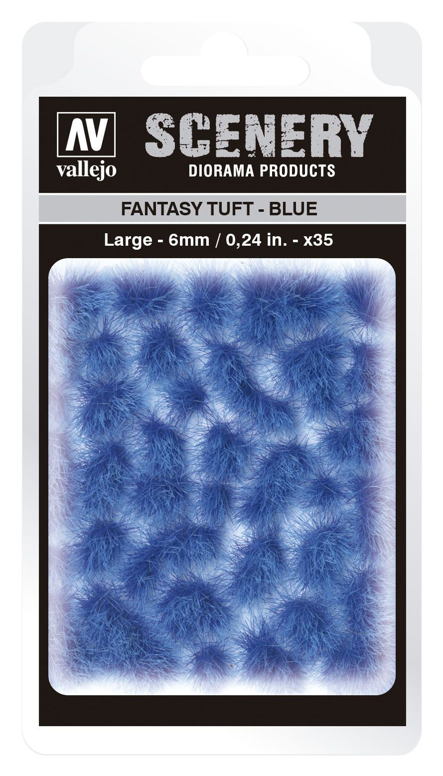 SC434 - Fantasy Tuft - Blue - 6 mm