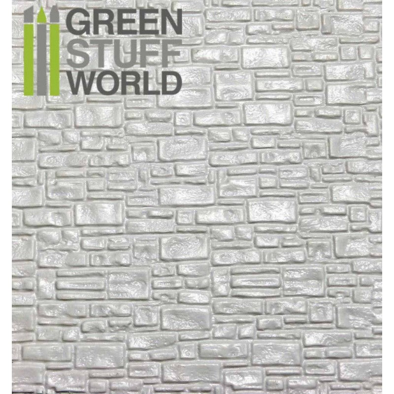 1108 - ABS Plasticard - Smooth Rock Wall Textured Sheet - A4