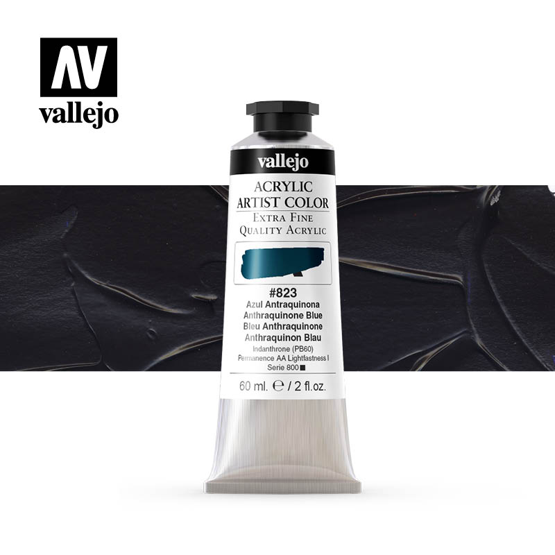 16.823 - Acrylic Artist Color - Anthraquinone blue - 60 ml