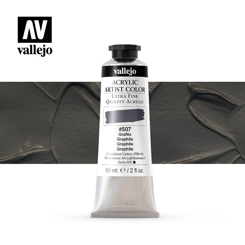 16.507 - Acrylic Artist Color - Graphite - 60 ml