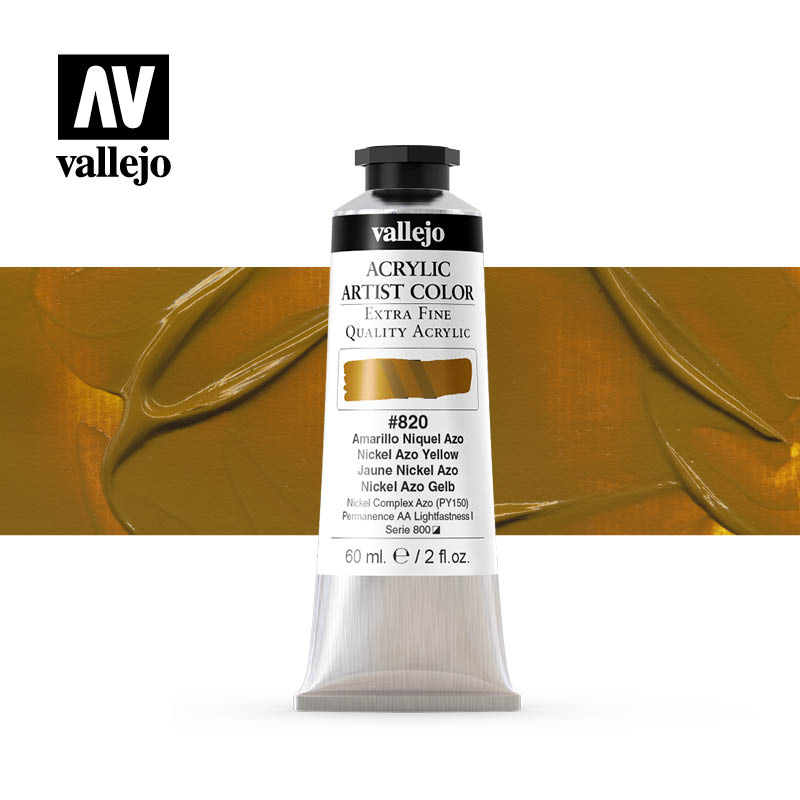 16.820- Acrylic Artist Color - Niquel Azo Yellow - 60 ml