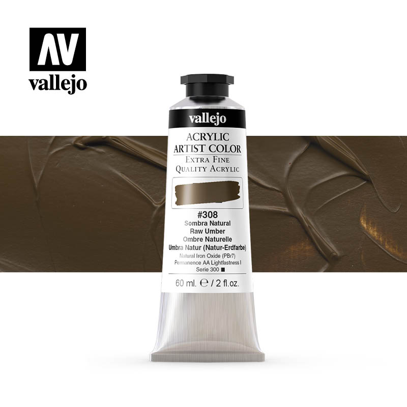 16.308 - Acrylic Artist Color - Raw Umber - 60 ml