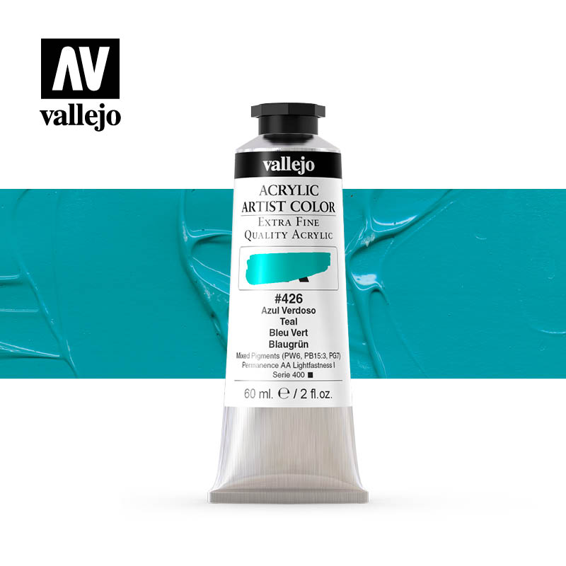 16.426 - Acrylic Artist Color - Teal - 60 ml