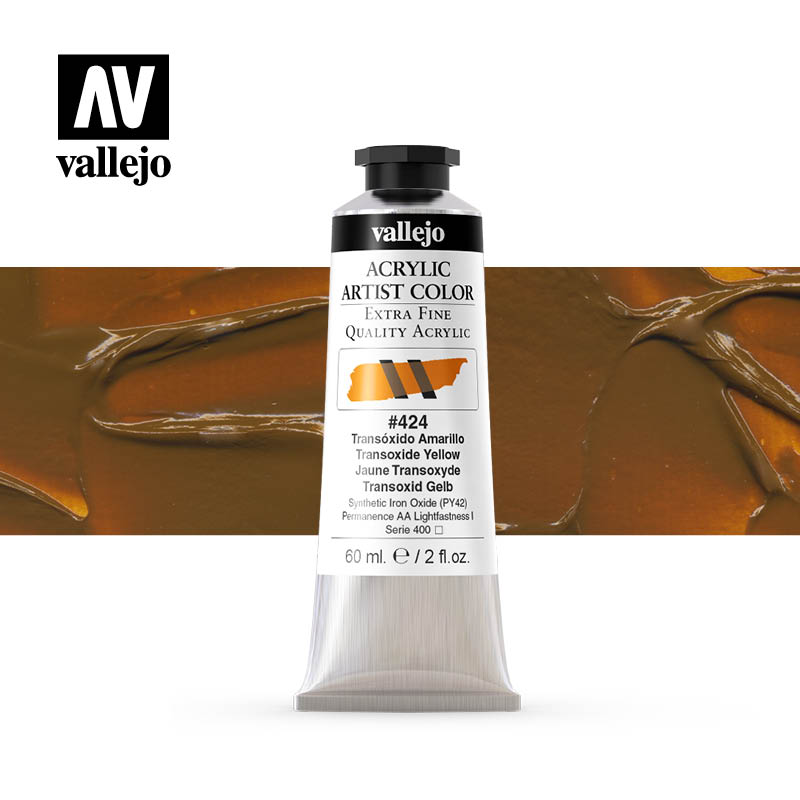 16.424 - Acrylic Artist Color - Transoxide Yellow - 60 ml