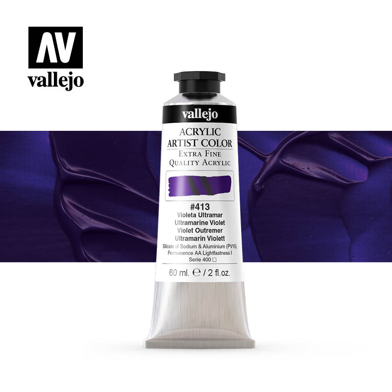 16.413 - Acrylic Artist Color - Ultramarine Violet - 60 ml