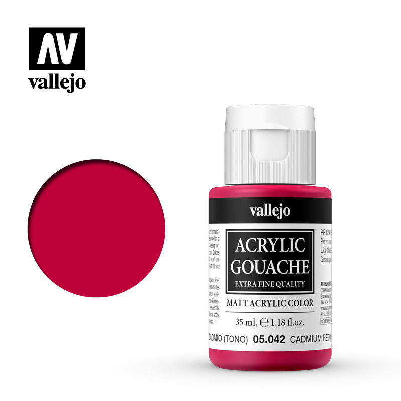 05.042 - Acrylic Gouache 42 - 35 ml - Cadmium Red (Hue)