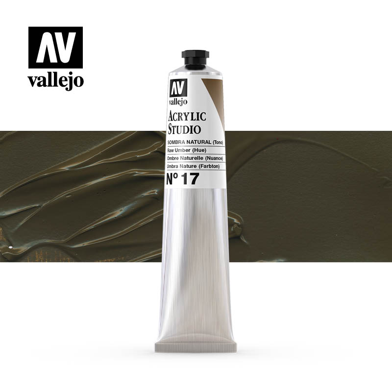 21.017 - Raw Umber (Hue)- Acrylic Studio - 58 ml