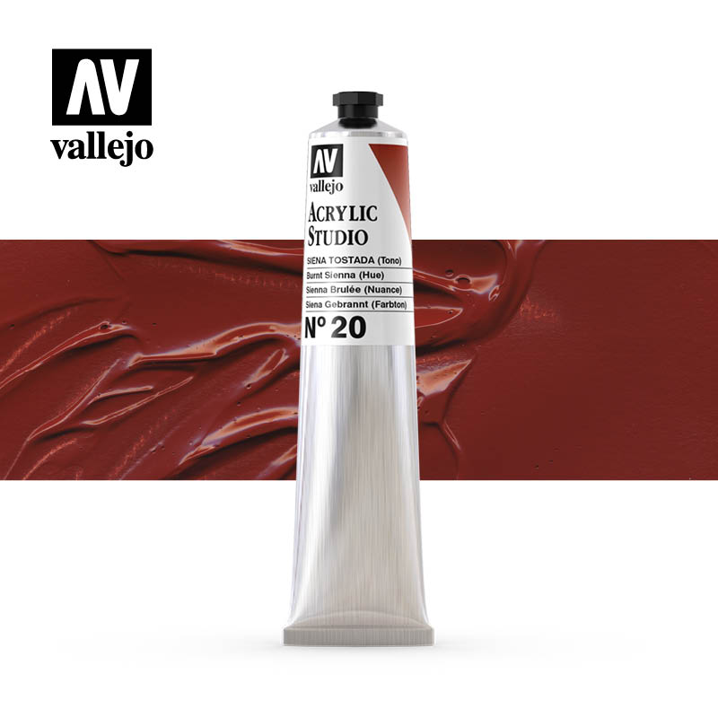 21.020 - Burnt Sienna (Hue)- Acrylic Studio - 58 ml