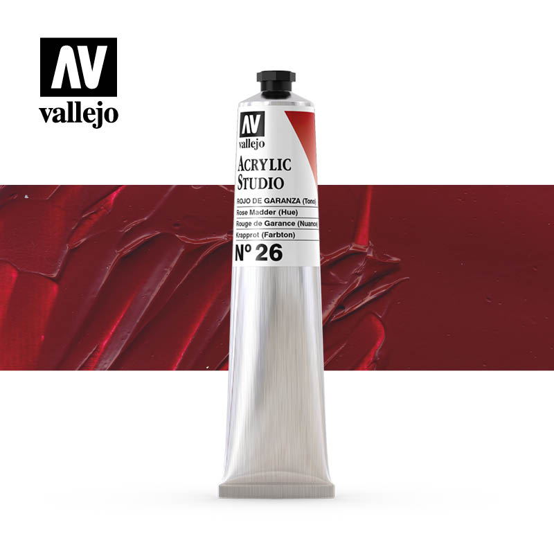 21.026 - Rose Madder - Acrylic Studio - 58 ml