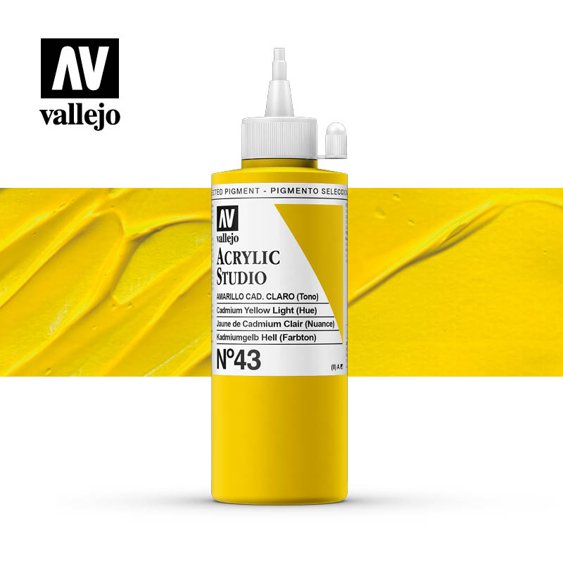 22.043 - Cadmium Light Yellow (Hue) - Acrylic Studio - 200 ml